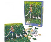 500 hissəli pazl “Qazlarla qız”